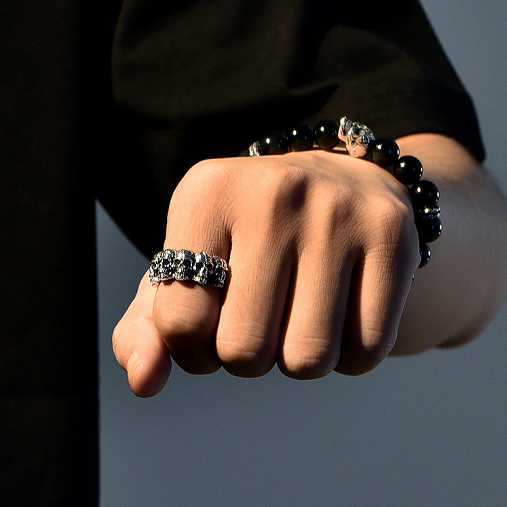 Wholesale Thai Silver Skull Ring